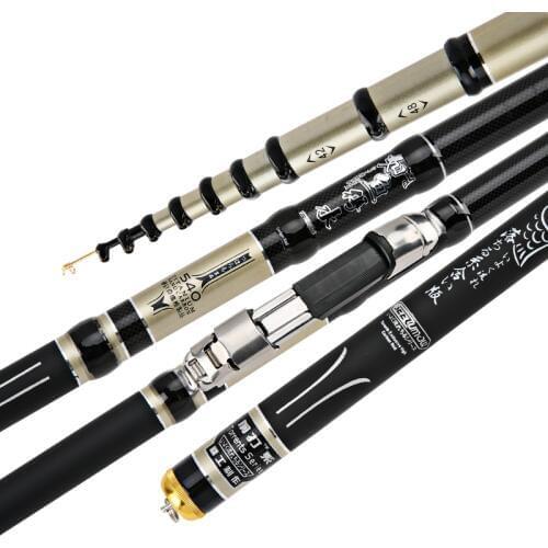 7.2/8.1m Front-end Rod Ultra-light and Ultra-hard Hand-pole 28-tune Competition Pole Three Positioning Fishing Olta and Reel Set