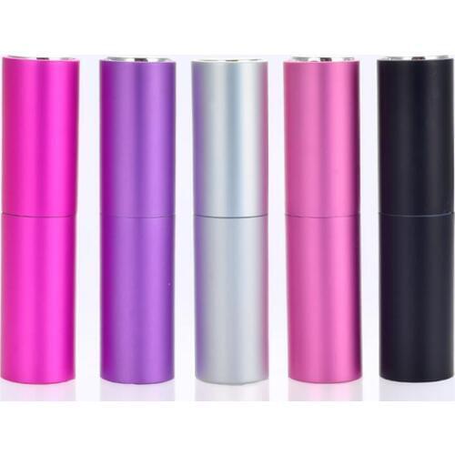 8ML Mini Portable Refillable Aluminum Perfume Bottle Empty Perfume Tube With Sprayer For Traveler LX2894