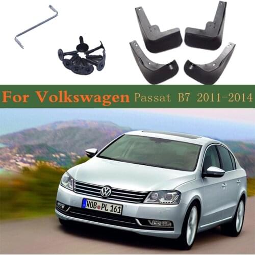 Front Rear Mudguard Fender Mudguard Mud Flaps Guard Splash Flap Accessories For Volkswagen VW Passat B7 3C 2014 2013 2012 2011