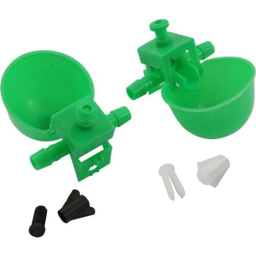 Chicken Waterer Quail Bird Drinking Bowls Water Chicken Coop Chick Drinkers Poultry Farm Animal Drinker Drinking Supplies 50Pcs