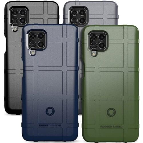For Samsung Galaxy M62 F62 A02 M02 case Rugged shield back cover Rubber protective for Galaxy A32 4G A52 5G A72 A02S A12 Fundas