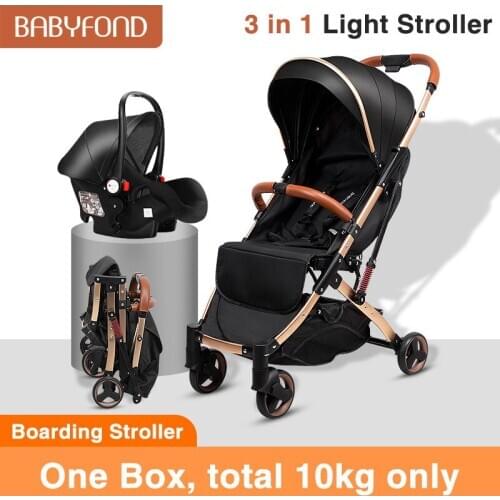 Baby Stroller Can Sit And Lie Down, Super Light Folding Shock Proof, Simple Pocket, Babys Umbrella Cart