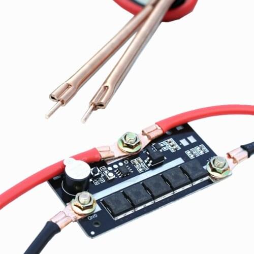 DIY 12V-14.6V Portable 18650/26650/32650 Battery PCB Circuit Board 12V Storage Spot Welding Welder for RC Drone Vehicles Battery