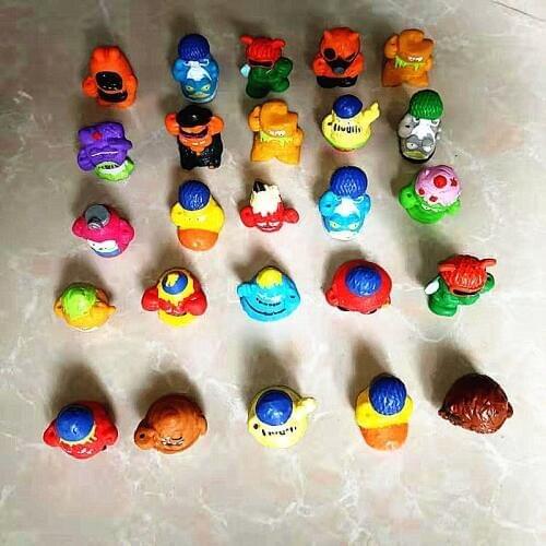 20-50pcs Original Action Figures Dolls 3CM Super Zings Garbage Collection Toys Model for Kids Playing Gift