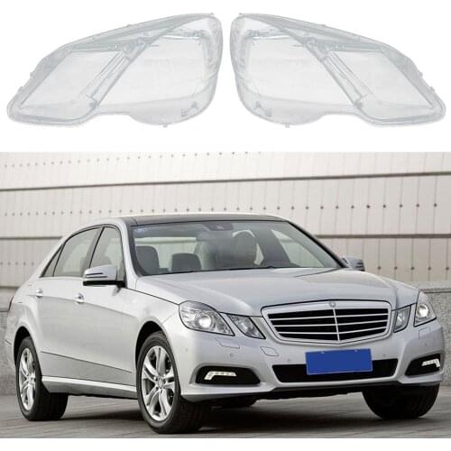 Car Headlight Cover Headlight Glass Left Right Protective Pc Shell For Bmw E-Class W212 09-14 Auto Exterior Durable Accessories
