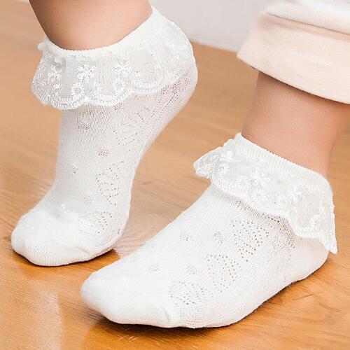 Infant Baby Girl Cute Candy Color Lace Breathable Cotton Princess Boat Socks Babys Socks Lace Design stopki skarpetki damskie H