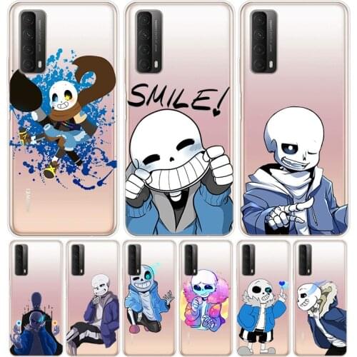 Undertale Sans Anime For Huawei Y9S Y6S Y8S Y9A Y7A Y8P Y7P Y5P Y6P Y7 Y6 Y5 Pro Prime 2020 2019 Soft Phone Case