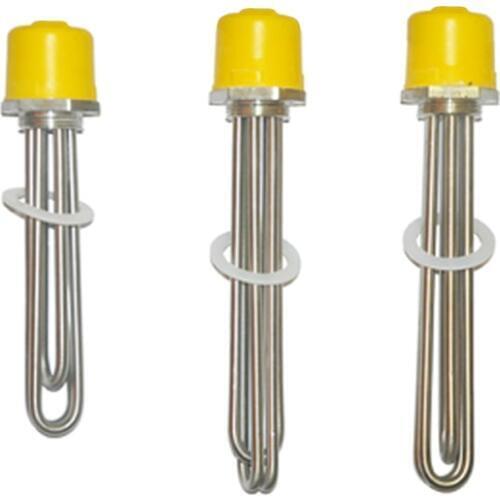 DN32(1-1/4") Water Heater Heating Element, 220V, 304 Stainless Steel Boiler Management Water Tank , 2KW/3KW/4KW
