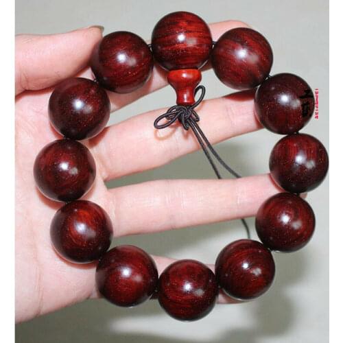 Nonsuch Lobular Red Sandalwood with Venus Beads Tibetan Buddhism Bracelet