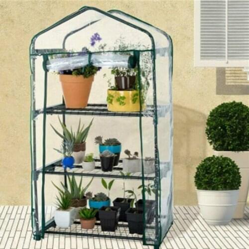 2/3/4/5 Tiers Small Greenhouse Cover Flowers Protection For Living Space Outdoor Garden Plants Growhouse Guard