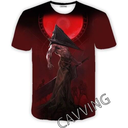 CAVVING 3D Printed Silent Hill Casual T-shirts Hip Hop Tee Shirts Harajuku Styles Tops Clothing for Men/women