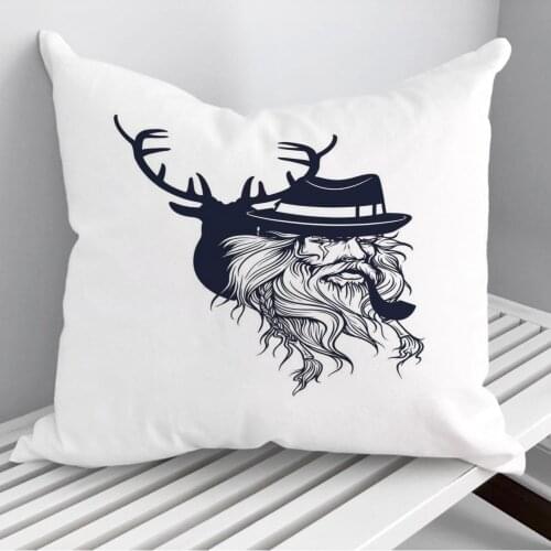 An old man Throw Pillows Cushion Cover On Sofa Home Decor 45*45cm 40*40cm Gift Pillowcase Cojines Dropshipping