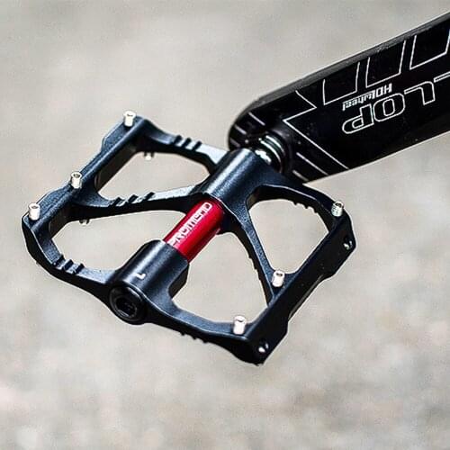 PROMEND Ultralight Pedals for Bicycle 3 Sealed Bearing Flat Platform Mountain Bike Pedals Cycling Mtb Pedals BMX Parts