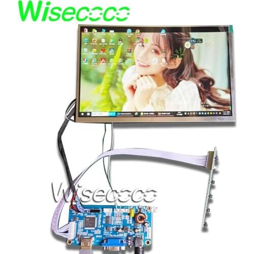 Wisecoco 10.1 inch Touch Screen 1280x800 1000 nits High Brightness Sunlight Readable LCD Display With hdm i VGA Driver Board