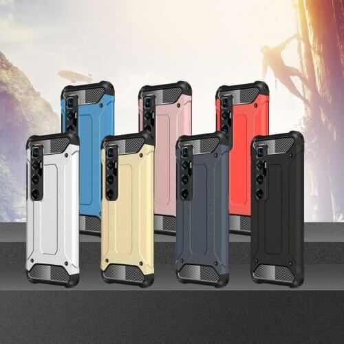 Heavy Duty Shockproof Armor PC with TPU Case For Xiaomi Mi10 Ultra Lite Note 9S Pro Max 8 8T K30 POCO F2 X2 M2 Redmi 9 9A SE