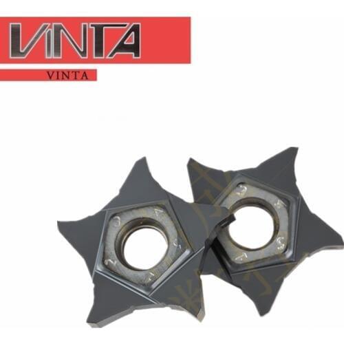 CNC lathes grooving blade boutique high quality overlord blade pentagonal star cutting blade PENTA 24N precision IC908 928 IScar