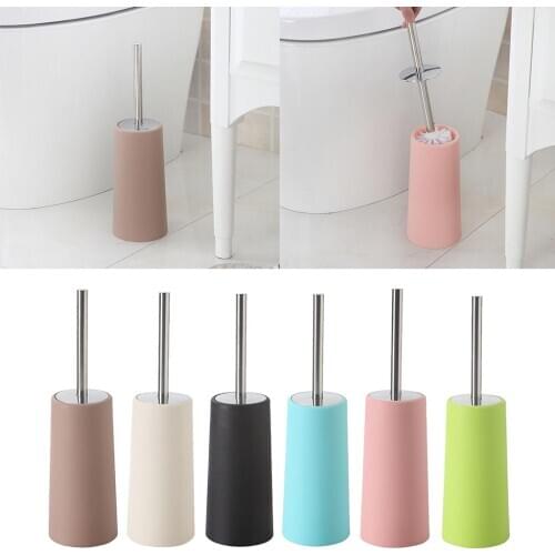Toilet Brush Long Handle Bathroom Bowl Scrub Cleaning Brush Green