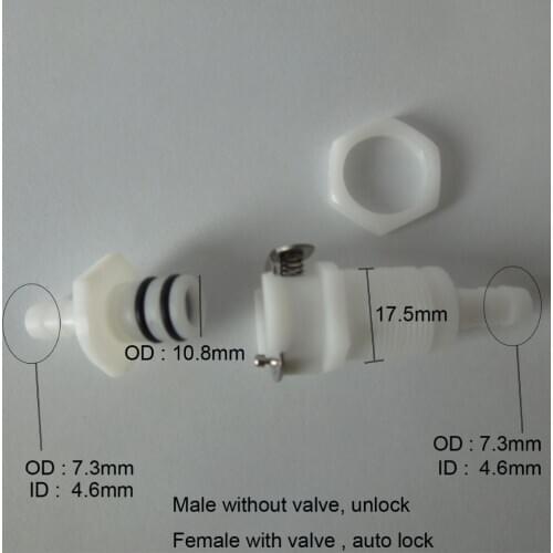 High quality 7.3mm CPC connector
