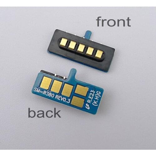 1--50pcs/lot, Original new for Samsung Gear 2 R380 SM-R380 R381 SM-R381 charging charger battery FPC connector contact on board