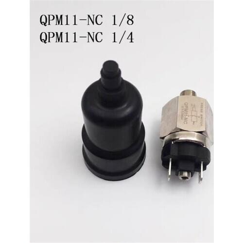 1/8" 1/4'' Micro Pressure Adjustable Diaphragm Hydraulic Switch QPM11-NC / QPM11-NO Pressure Switch Wire External Thread Nozzle