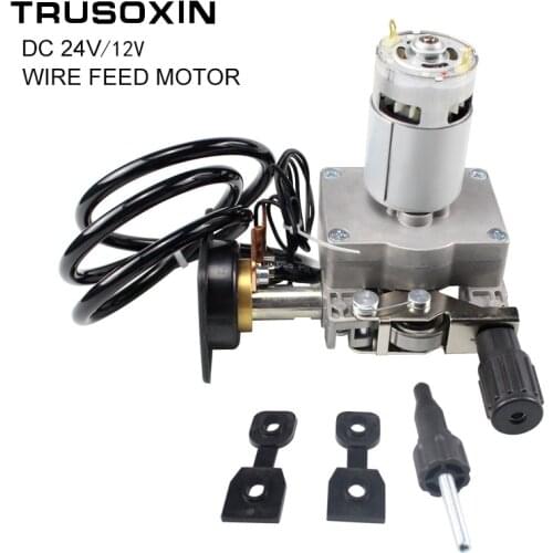 Welding Machine Accessories DC12V/24V Wire Feed Assembly Wire Feeder Motor MIG Welding Machine Welder Euro Connector MIG-160