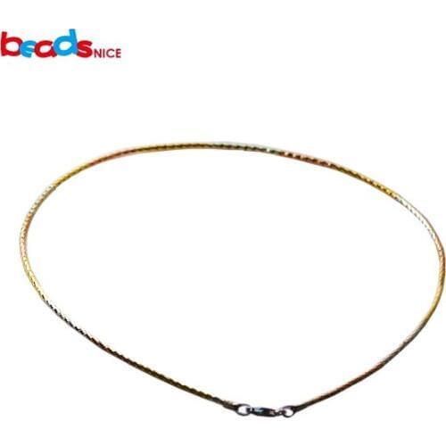 Beadsnice 925 sterling silver cuff necklace fantasias multi gold chocker necklace women elegant italian modern necklaces ID31836