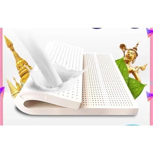 Freeshipping Natural Latex Tatami Colchon Latex Mattress Topper for Queen Twin Bed 1.5/1.8M