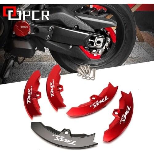 CNC Aluminum Motorcycle Accessorie Transmission Belt Pulley Cover Blue Black For T-max TMAX 560 Tmax Tech Max 2019-2020