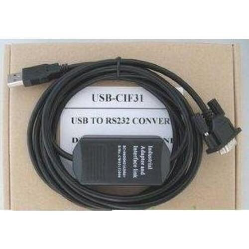 USB-CIF31 USB RS232 Programming Converter Cable For Omron PLC CS1W-CIF31