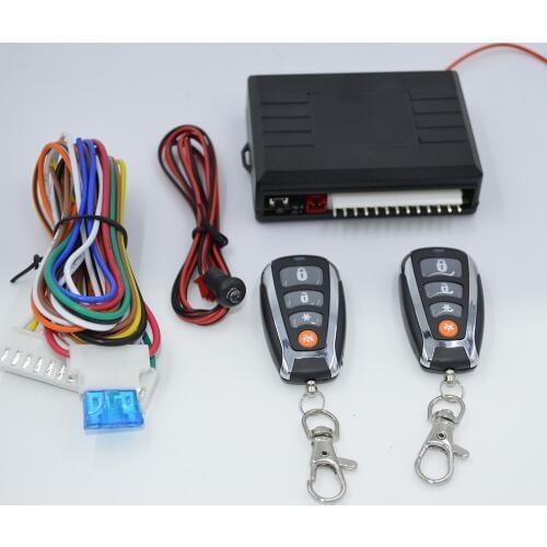 12V Car Remote Central Lock Kit Keyless Entry System 2 Remote Controllers Transmitter Controllers Car Alarm System Start Stop