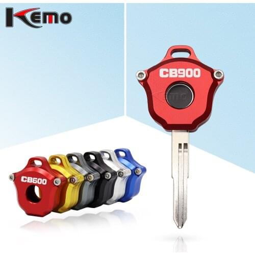 Motorcycle Key Cover Creative For HONDA CB900 CB 900 CNC Aluminum Keys Case Decoration Shell Embryo Key Cover shell protection