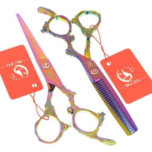 Meisha 6 inch Professional Hair Cutting Scissors Hairdressing Shears Salon Barber Haircut Thinning Scissors Japanese 440C A0110A