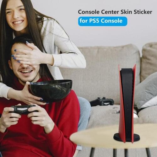 Console Center Skin Sticker Decal Glossy Middle Part Cover Label For PS5 Video Game Consoles Games Accessories Drop Shipping