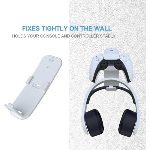 Controller & Headphone Wall Mount Holder Bracket Hanger Remote Control Storage Stand For Xbox ONE Series X PS5 PS4 NS Switch