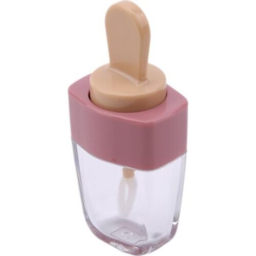 New Ice Cream Transparent Lip Balm Refillable Bottle Empty Lip Gloss Tube Containers Jars Cream DIY Cosmetic Make Up Tool 1PC