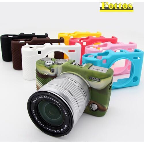 New Silicone Camera Case For Fuji FujiFilm X-A3 XA3 X-A10 Rubber soft cover High Quality