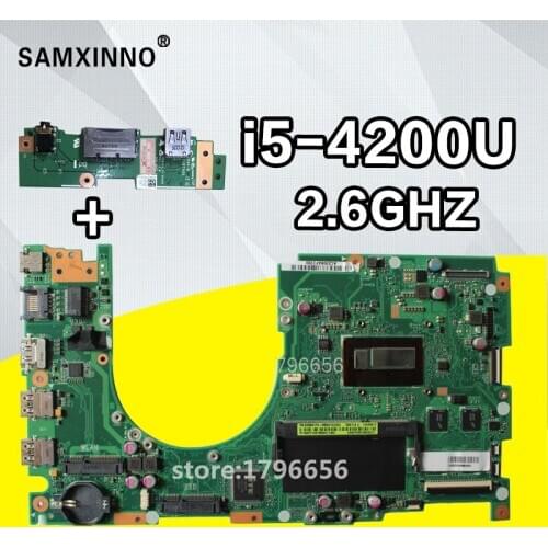 Send board+Q501LA GM SR170 I5-4200 CPU mainboard For Asus Q501L Q501LA 60NB01F0-MB6010 Notebook notebook motherboard mainboard