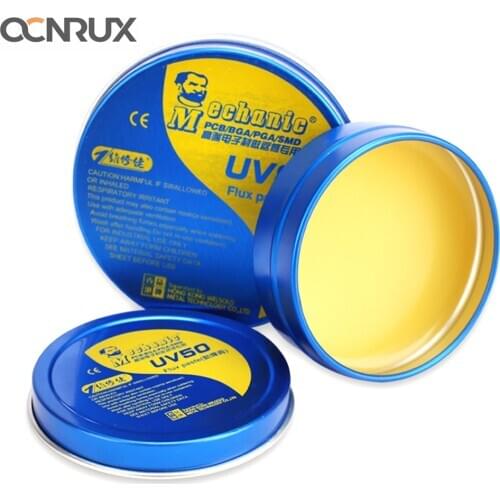 MECHANIC MCN UV80 UV50 Highly Synthetic Halogen-Free No Clean BGA Solder Paste Electric Soldering Iron Welding Fluxes