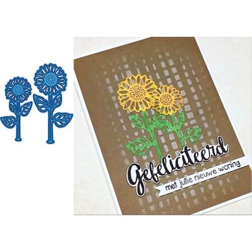 Sunflowers Metal Cutting Dies For DIY Scrapbooking Embossing Photo Album Paper Cards Making Crafts Supplies New 2019 Diecuts