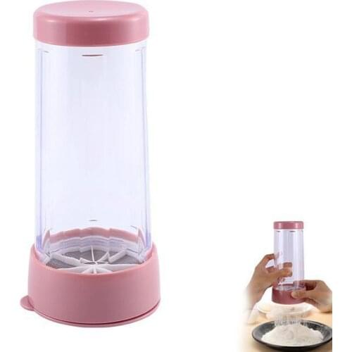Handheld Rotating Flour Sieve Sugar Shaker Dispenser Kitchen Accesories