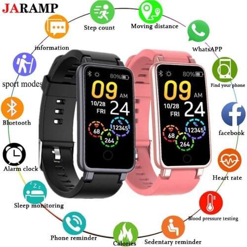 JARAMP C2 Plus Smart Watch IP67 Waterproof Fitness Call Smartwatch Men Women For IOS Android Tracking Smart bracelet PK T500 P8