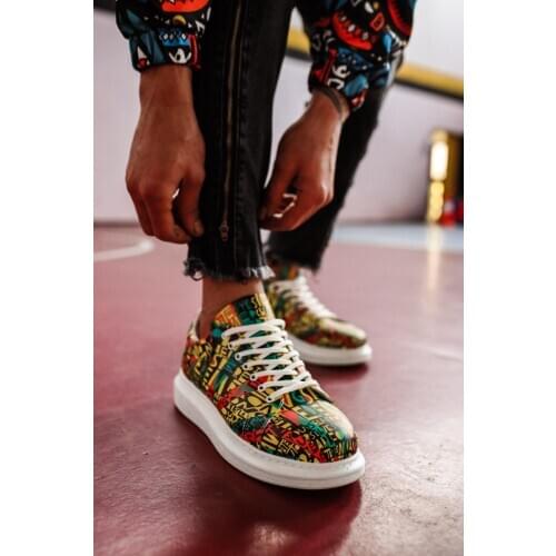 Knack Digital print Shoes R044 Style Stylish Colorful Shoe Bag Boot Sneaker Size Spring Trainer digital print different design