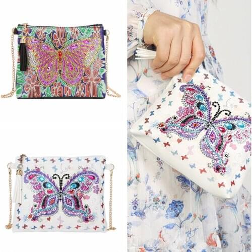 Shoulder Bag For Women Crossbody Handbag Diamond Painting PursesWallet DIY Special Shaped Drill Cross Stitch Embroidery Kit