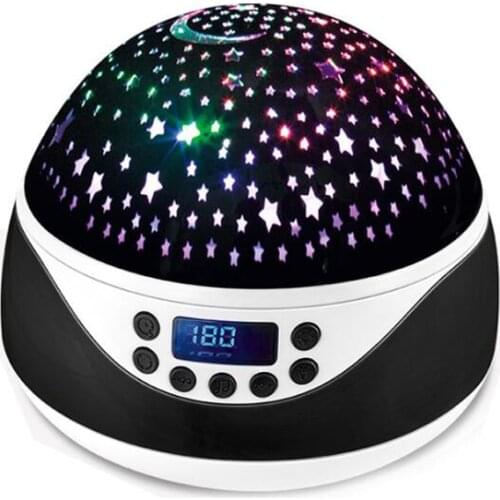 LED Night Light Star Master Sky Starry Lamp Auto Rotating Projector Music Play With USB Port Bedroom Light for Children Gifts
