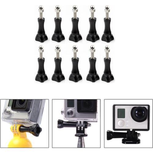 100pcs/Set Hot for Gopro Screws Accessories Thumb Knob Bolt Nut Screw For GoPro Hero 1 2 3 3+ 4 Screw Mount