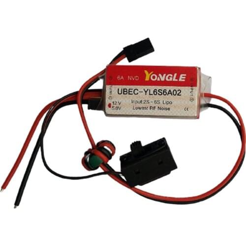 2-6S Lipo Lowest RF Noise 5A 6A UBEC 5V 6V 7.4V to 12V Switchable Voltage Regulator Power Module BEC Fr RC FPV Racing Drone