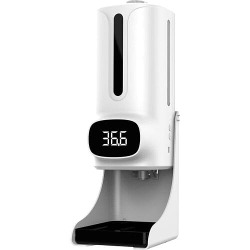 2021 Automatic Liquid Soap Dispenser Smart Sensor Non-contact Infrared thermometer Digital hands washing Free Sanitizer