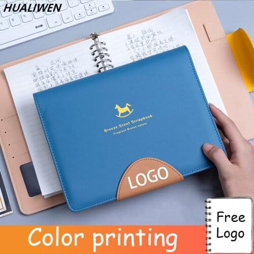 Pu Leather-proof A4 B5 A5 Notebook Diary Schedule Schedule Diary Journal Binder School Supplies Notebook Notebook