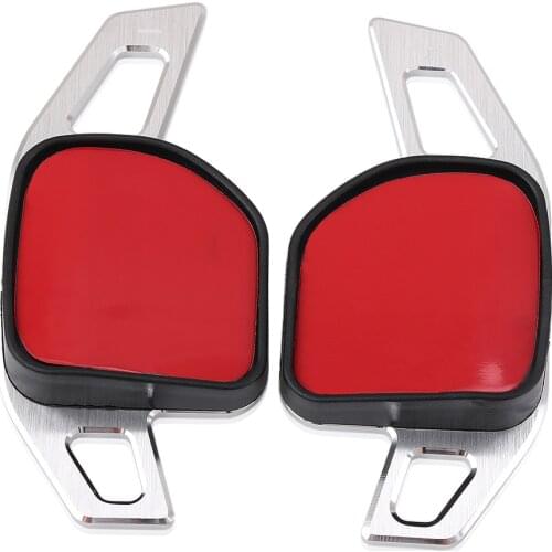 Car Steering Wheel DSG Paddle Extension Shifters Shift Sticker Decoration For Audi A3 S3 A4 S4 A5 A6 S6 RS6 A8 R8 Q5 SQ5 Q7