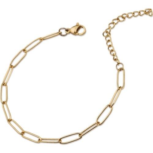 Stainless Steel Punk Big Thick Chain Adjustable Bracelet for Women Men Beach Foot Jewelry Leg Chain Ankle Bracelets Gift Bijoux